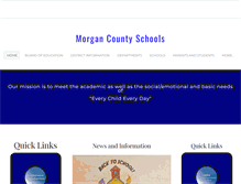 Tablet Screenshot of morganschools.net